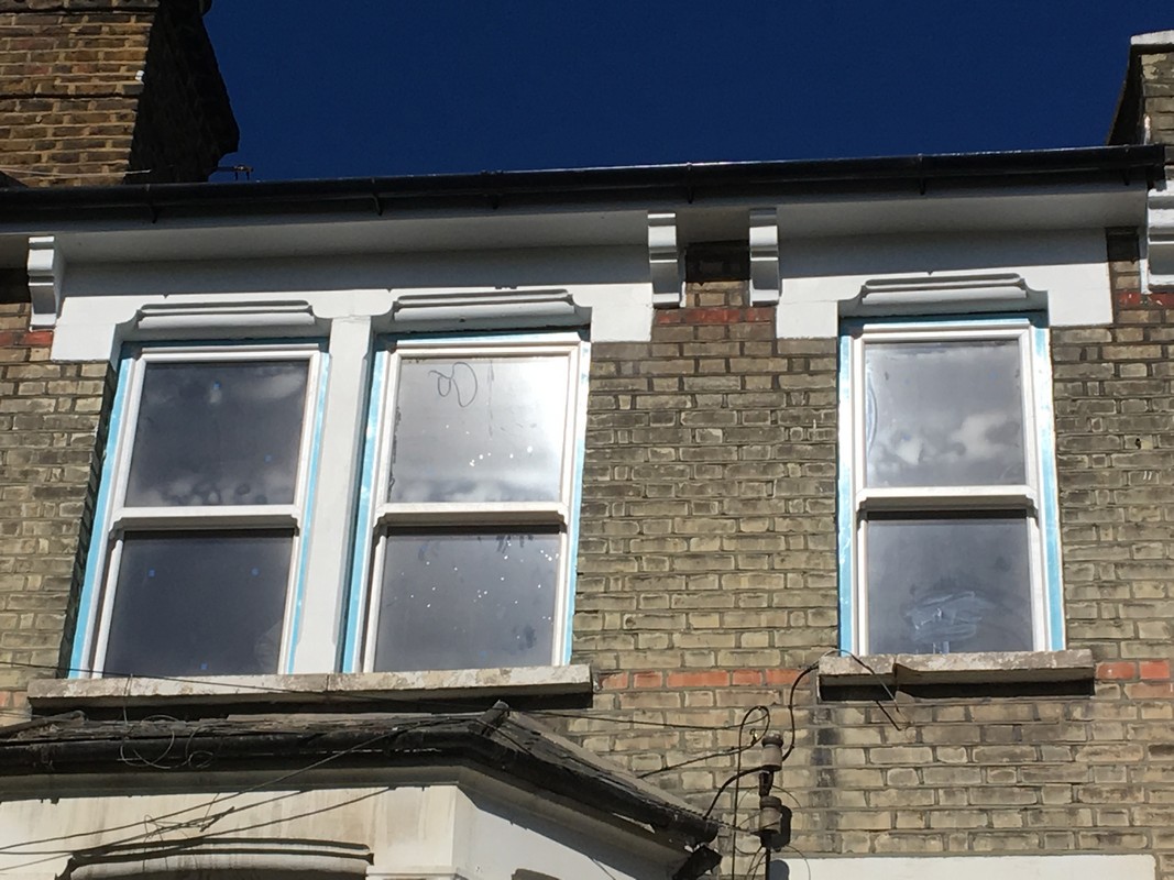 New uPVC sash windows fitted on Victorian terrace in Blackheath
